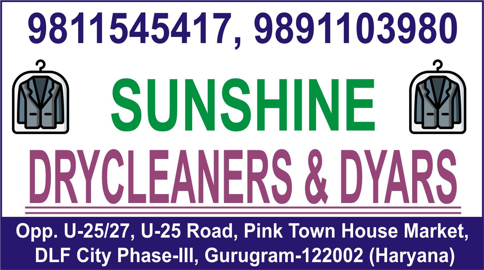 SUNSHINE DRYCLEANERS & DYARS